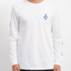 Camiseta Hombre VOLCOM manga larga DEADLY STONE - WHITE Ref. A3631850 logos diamantes manga blanca