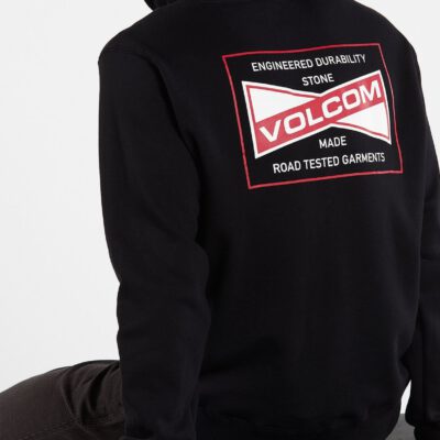 Sudadera VOLCOM Hombre con capucha SUPPLY STONE - BLACK Ref. A4132008 negra