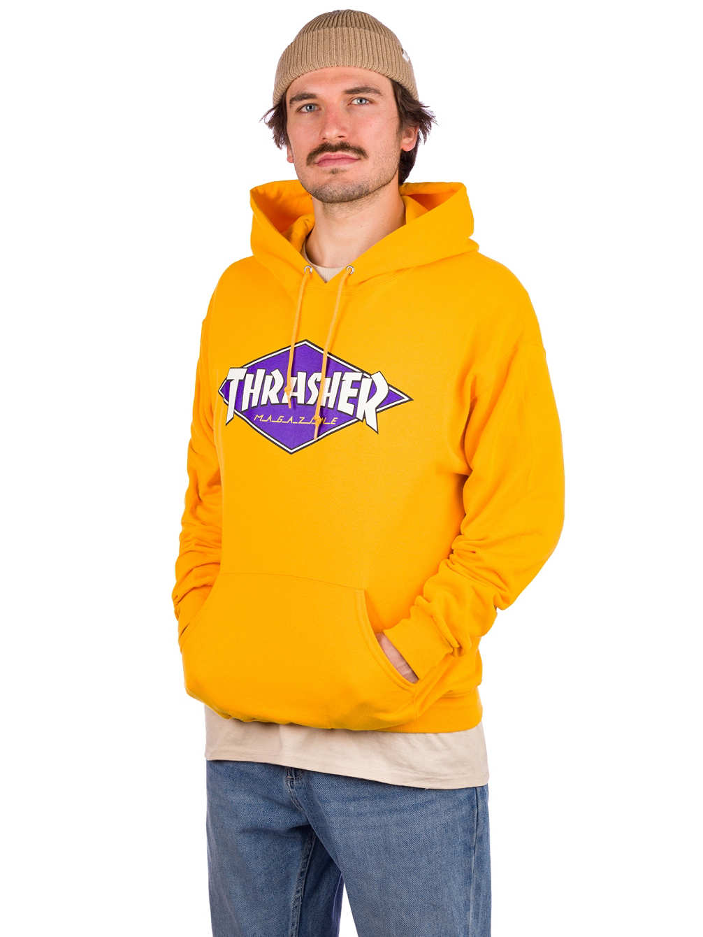 Sudadera thrasher amarilla clearance