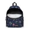 MOCHILA EASTPAK Padded Pak'r® EK620J33 Wild Navy azul flores rosa y margaritas