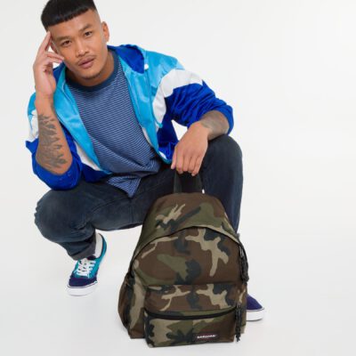 MOCHILA EASTPAK Padded Zippl'r EA5B74B74181 Camo camuflaje bolsillo portátil y porta botella