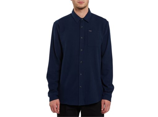 Camisa VOLCOM de Manga larga Hombre CADEN SOLID - NAVY Ref. A0532004 Azul lisa básica