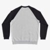 Sudadera DC SHOES Hombre Cuello redondo STAR PILOT HEATHER GREY/BLACK (xssk) Ref. ADYFT03263 gris y negra