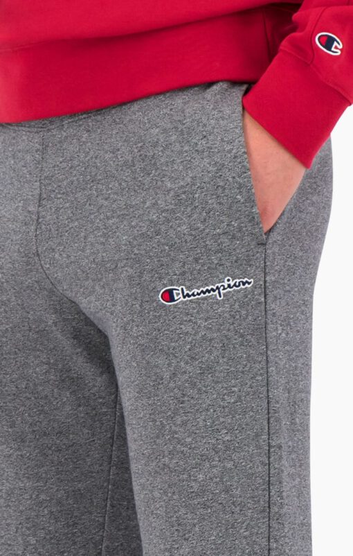 Pantalón Chándal CHAMPION Hombre CUFFED SCRIPT LOGO EMBROIDERY FLEECE JOGGERS Ref. 214724 Gris