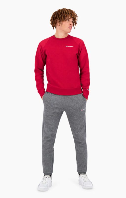 Pantalón Chándal CHAMPION Hombre CUFFED SCRIPT LOGO EMBROIDERY FLEECE JOGGERS Ref. 214724 Gris