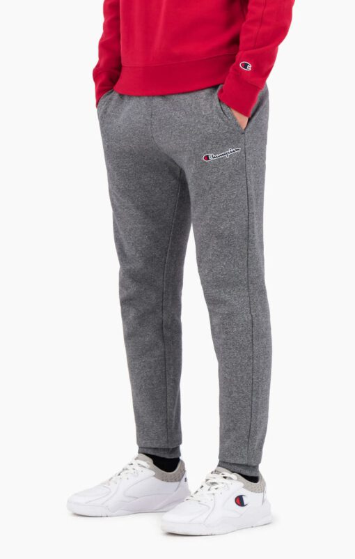 Pantalón Chándal CHAMPION Hombre CUFFED SCRIPT LOGO EMBROIDERY FLEECE JOGGERS Ref. 214724 Gris