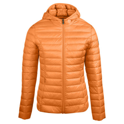 Chaqueta con capucha Jott de plumas pato Niño Abricot HUGO BASIC Justoverthetop Color naranja claro albaricoque