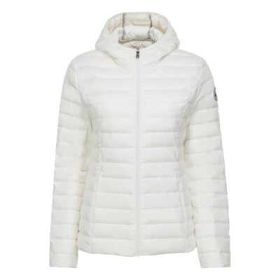 Chaqueta capucha Jott de plumas Niña Blanc 901 CARLA BASIC Justoverthetop Color blanco