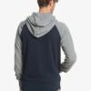 Sudadera Quiksilver Hombre casual con cremallera y capucha Essentials Hoodie BYJ0 Ref. EQYFT044083 azul gris