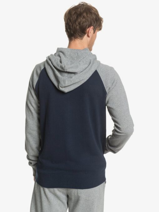 Sudadera Quiksilver Hombre casual con cremallera y capucha Essentials Hoodie BYJ0 Ref. EQYFT044083 azul gris