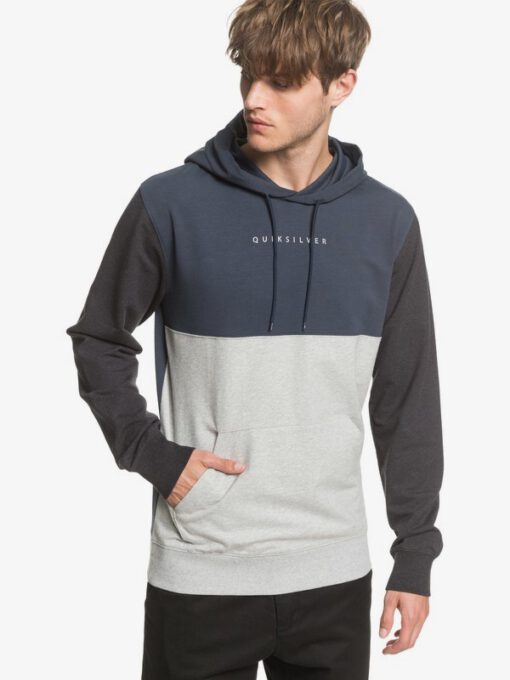 Sudadera Quiksilver Hombre casual con capucha Under Shelter BLUE NIGHTS (bst0) Ref. EQYFT04087 Azul y gris