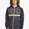 Sudadera Quiksilver Hombre casual con cremallera y capucha Everyday Screen DARK GREY HEATHER (krph) Ref. EQYFT04247 gris