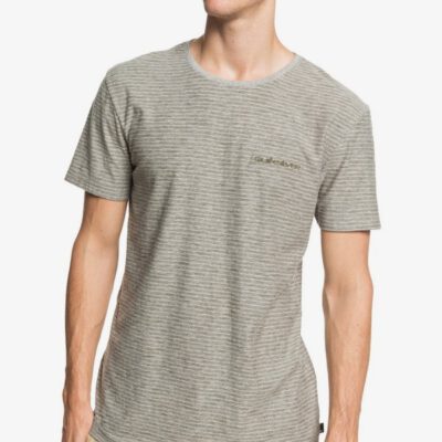 Camiseta Hombre QUIKSILVER manga corta Kentin LGH KENTIN (sgr3) Ref. EQYKT03961 gris rayada