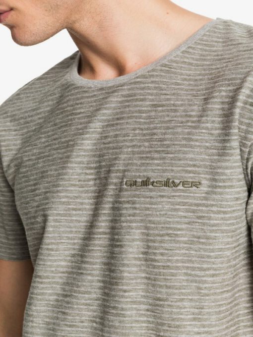 Camiseta Hombre QUIKSILVER manga corta Kentin LGH KENTIN (sgr3) Ref. EQYKT03961 gris rayada