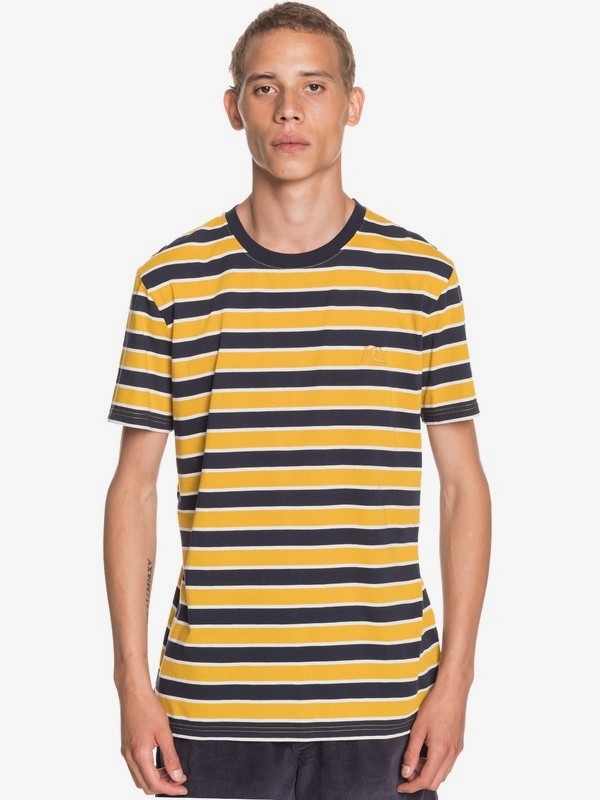Camiseta rayas hotsell amarillas y blancas