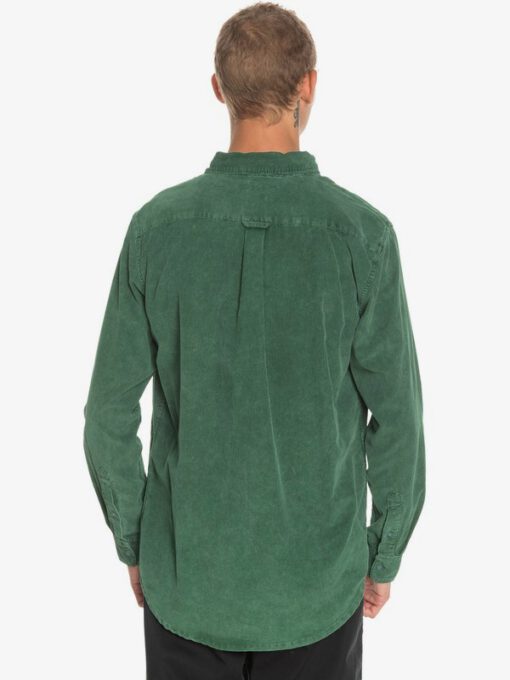 Camisa QUIKSILVER de Manga Larga pana Hombre Smoke Trail GREENER PASTURES (gsg0) Ref. EQYWT04055 verde