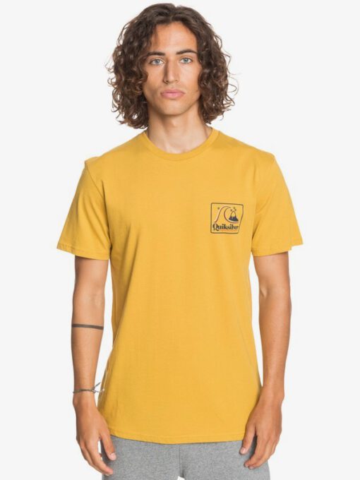 Camiseta Hombre QUIKSILVER manga corta Beach Tones HONEY (ylv0) Ref. EQYZT06053 amarilla