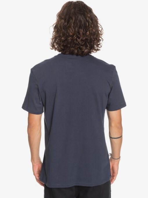 Camiseta Hombre QUIKSILVER manga corta Comp Logo PARISIAN NIGHT (byp0) Ref. EQYZT06060 Azul logo básica