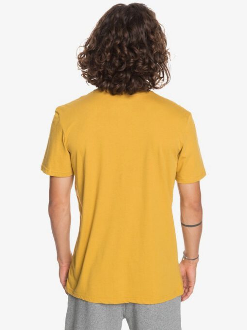 Camiseta Hombre QUIKSILVER manga corta Comp Logo HONEY (ylv0) Ref. EQYZT06056 amarilla logo básica