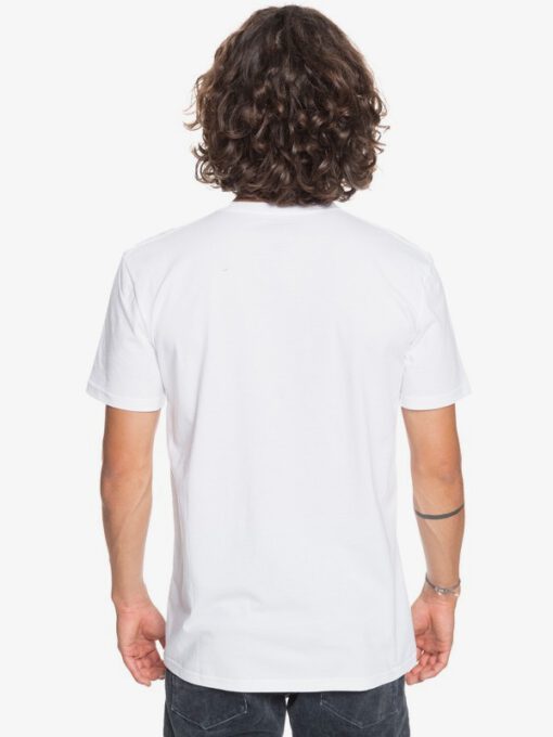Camiseta Hombre QUIKSILVER manga corta Tropical Lines WHITE (wbb0) Ref. EQYZT06060 blanca