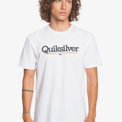 Camiseta Hombre QUIKSILVER manga corta Tropical Lines WHITE (wbb0) Ref. EQYZT06060 blanca