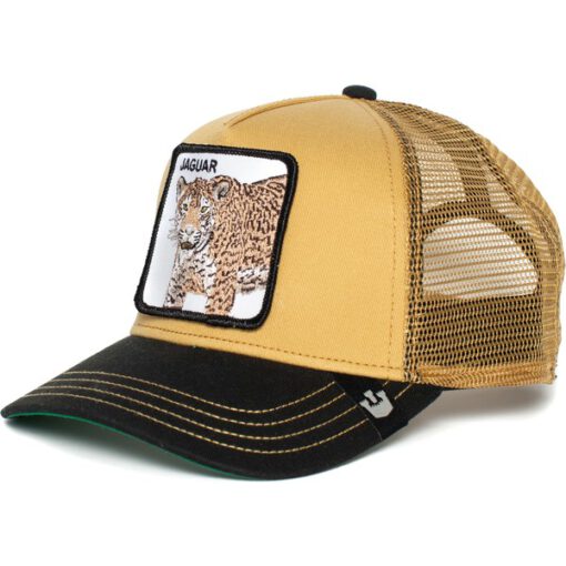 Gorra Animales GOORIN BROS BUTCH TRUCKER Puma-Jaguar Color beig visera negra