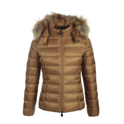 Chaqueta capucha pelo Jott de plumas Niña 3901/821 Camel OPALE GRAN FRÍO Justoverthetop Color amarillo camel