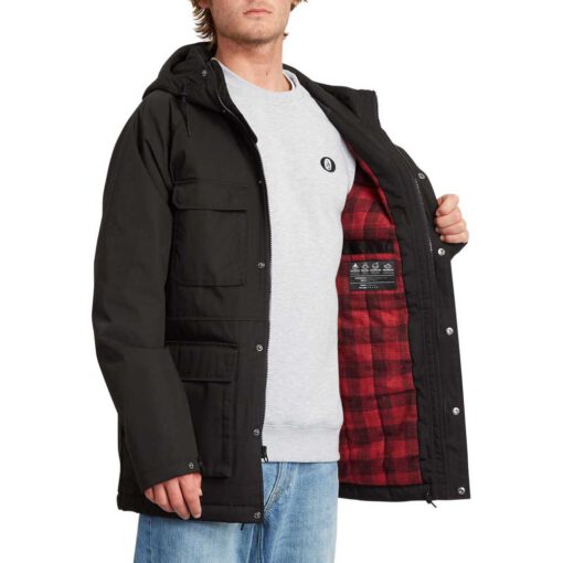 Chaqueta invierno Hombre VOLCOM Renton Winter 5K Ref. A1732014 negra lisa