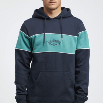 Sudadera chico con capucha Billabong edge pullover ref. q1ho01 BIF9 navy azul marino y verde botella