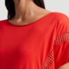 Camiseta O'NEILL Mujer cuello redondo CALI SUNSET T-SHIRT Lifestyle women Ref. 0P7304 Red Roja