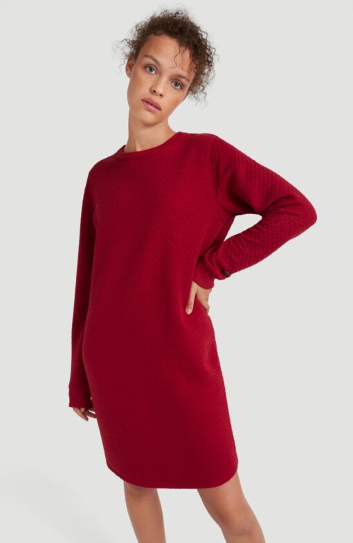 Vestido sudadera O'NEILL cuello redondo ARALIA MIDI DRESS Lifestyle women Ref. 0P8904 Red Rojo