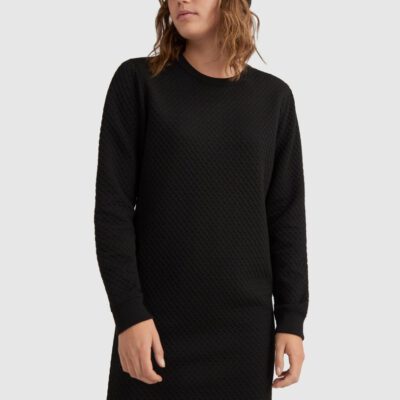 Vestido sudadera O'NEILL cuello redondo ARALIA MIDI DRESS Lifestyle women Ref. 0P8904 Black Negro