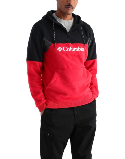 Polar COLUMBIA con capucha y logotipo estampado de Columbia para hombre Columbia Lodge™ Ref. 1918863613 rojo y negro