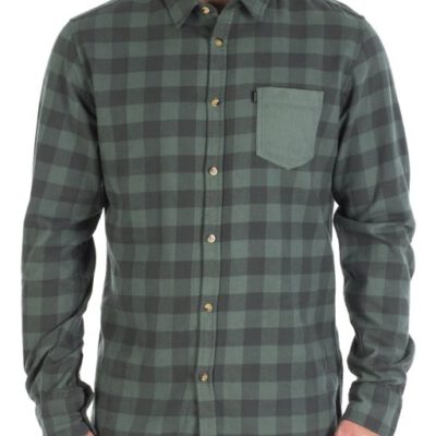 Camisa RIP CURL de Manga Larga franela Hombre ref.cshbu4 charcoal grey 0084 cuadros oscuros