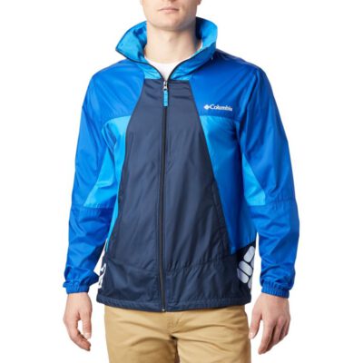 Cortavientos COLUMBIA con capucha y aislamiento para hombre ligera Point Park™ Windbreaker Ref. 1890071464 azul