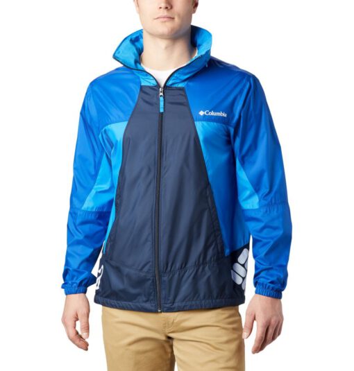 Cortavientos COLUMBIA con capucha y aislamiento para hombre ligera Point Park™ Windbreaker Ref. 1890071464 azul