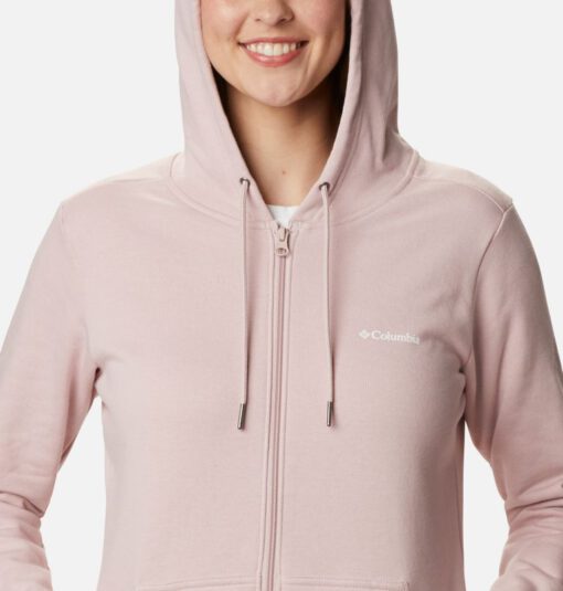 Sudadera COLUMBIA Mujer con capucha y cremallera logotipo de Columbia™ Ref. 1895761618 Rosa palo