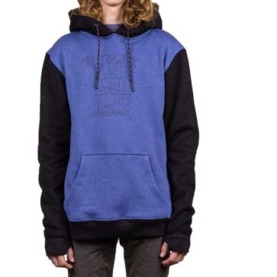 Sudadera Hydroponic Niño con capucha Skate Deep HD YTH Ref. 19549Y Azul jaspeado y negra