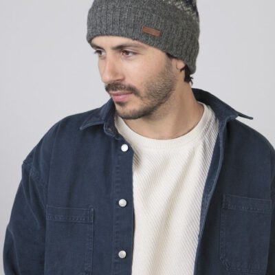 Gorro Barts punto Unisex GREGORIS BEANIE Dark heather Ref. 4880019 grises y azul marino