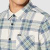 Camisa VOLCOM de Manga larga Hombre FLANAL CUADROS CADEN PLAID black Ref. A0511905 Cuadros beig y azules