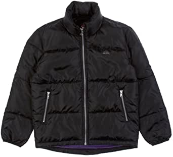 Chaqueta acolchada exterior niño invierno QUIKSILVER con capucha Scaly Puffer resistente al agua Ref. KKBJK103 Negra