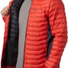 Chaqueta COLUMBIA con capucha y aislamiento para hombre cálida Powder Pass™ Hooded Jacket Ref.1773271845 Roja y gris