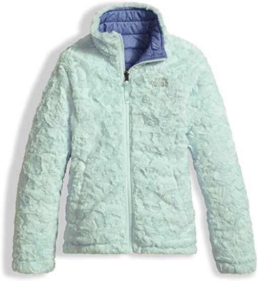 Chaqueta reversible THE NORTH FACE niña pelo sintético cálida REVR MSBD SERL ref. T0CN01USE Azul tejano y verde agua