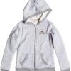 Sudadera exterior ROXY niña forrada interior borreguito Girl's Swift Drift Sherpa Hoodie (sgrh) Ref. ERGFT03115 gris claro