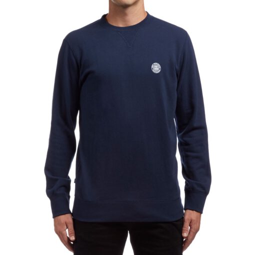 Sudadera OBEY chico básica cuello redondo Propaganda Flocked Crew Sweatshirt - Dark Navy Ref. 111600086 azul marino