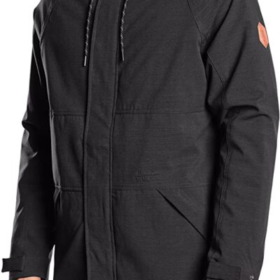 Chaqueta invierno Hombre Rip Curl Urbana con capucha cálida Hot Box Anti Jacket Ref. CJKBP4 negra