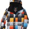 Chaqueta nieve QUIKSILVER niño con capucha MISSION 10K CHECK BLUE Jacket (BNL1) Ref. KTBSJ313 multicolor cuadros