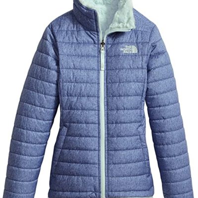 Chaqueta reversible THE NORTH FACE niña pelo sintético cálida REVR MSBD SERL ref. T0CN01USE Azul tejano y verde agua