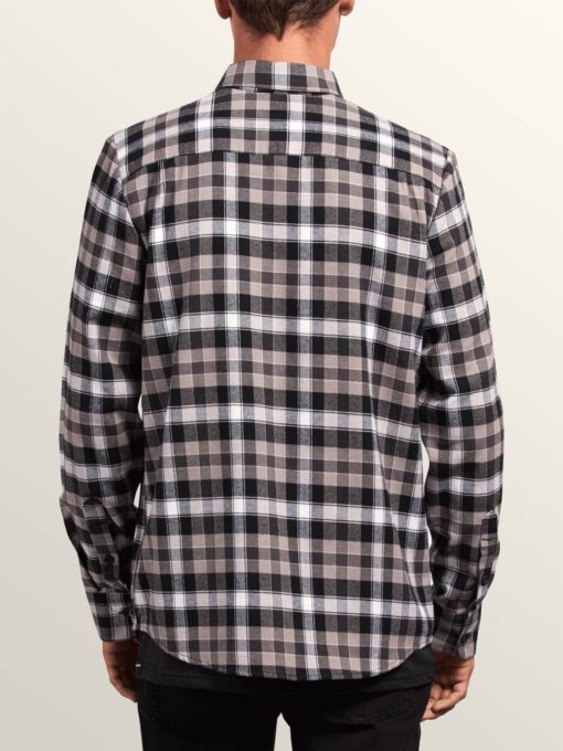 Camisa VOLCOM de Manga larga Hombre FLANAL CUADROS CADEN PLAID black Ref. A0531804 Cuadros negros y blancos