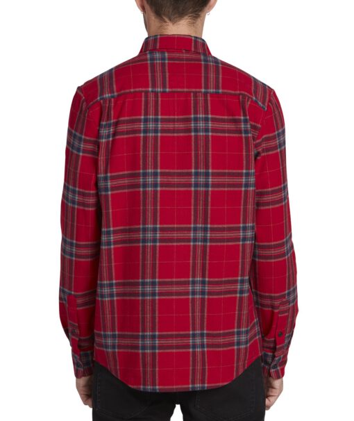 Camisa VOLCOM de Manga larga Hombre FRANELA CUADROS CADEN PLAID RNE Ref. A0531906 cuadros rojos y azules